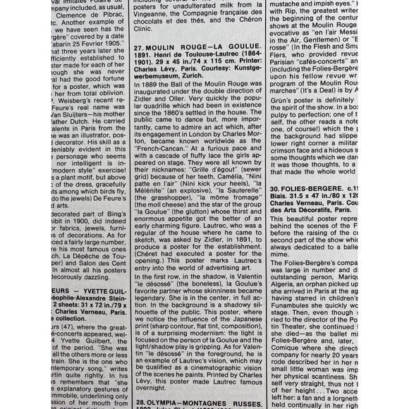 Moulin Rouge, La Goulue, Olympia, Montagnes Russes, Music Hall Posters, - Picture 3 of 5